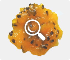 Dried passion fruit seeds jam